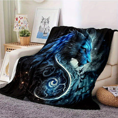 Dragon Couch Quilt Cover Flannel Blanket Bedspread