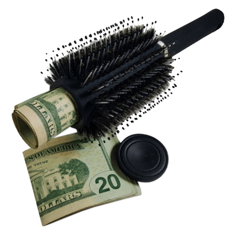 Hidden Container Hair Brush Comb Diversion Safe