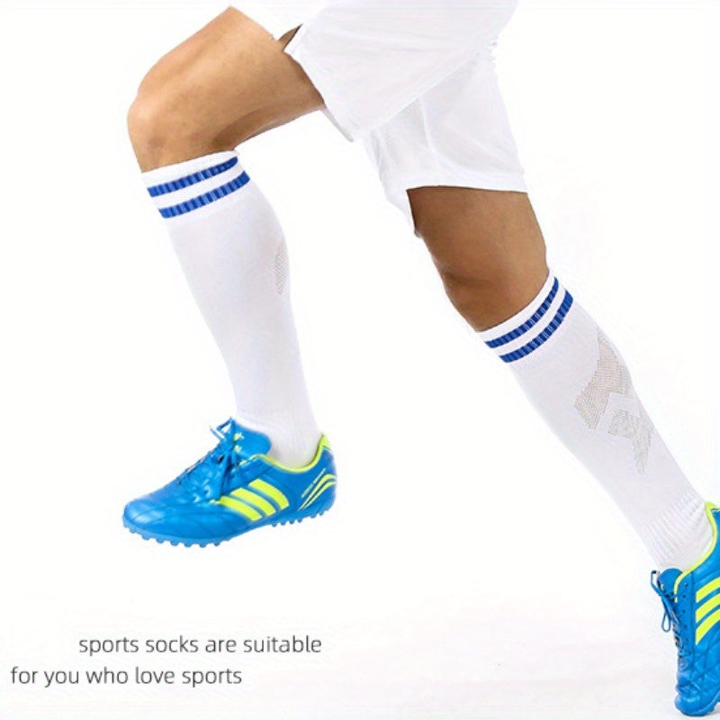 Men's Over The Knee High Sport Socks Sweat Absorbing Thin Breathable Socks
