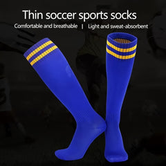 Men's Over The Knee High Sport Socks Sweat Absorbing Thin Breathable Socks