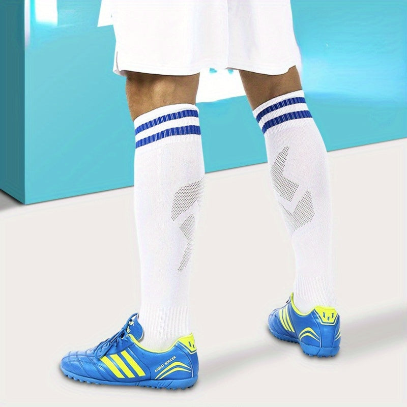 Men's Over The Knee High Sport Socks Sweat Absorbing Thin Breathable Socks