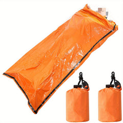 2pcs Emergency Sleeping Bags Windproof Waterproof Anti Tearing