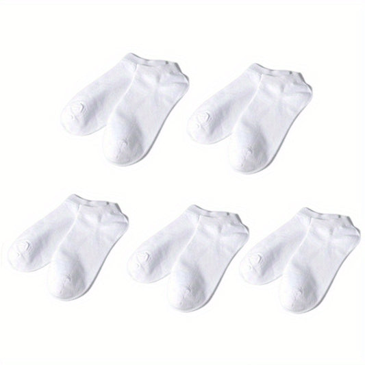 Men's Solid Liner Anklets Socks Soft Sweat Absorbent for Outdoor Wear