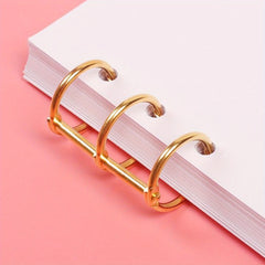 Three Circles Silvery Ring Buckle Loose leaf Ring 1pc