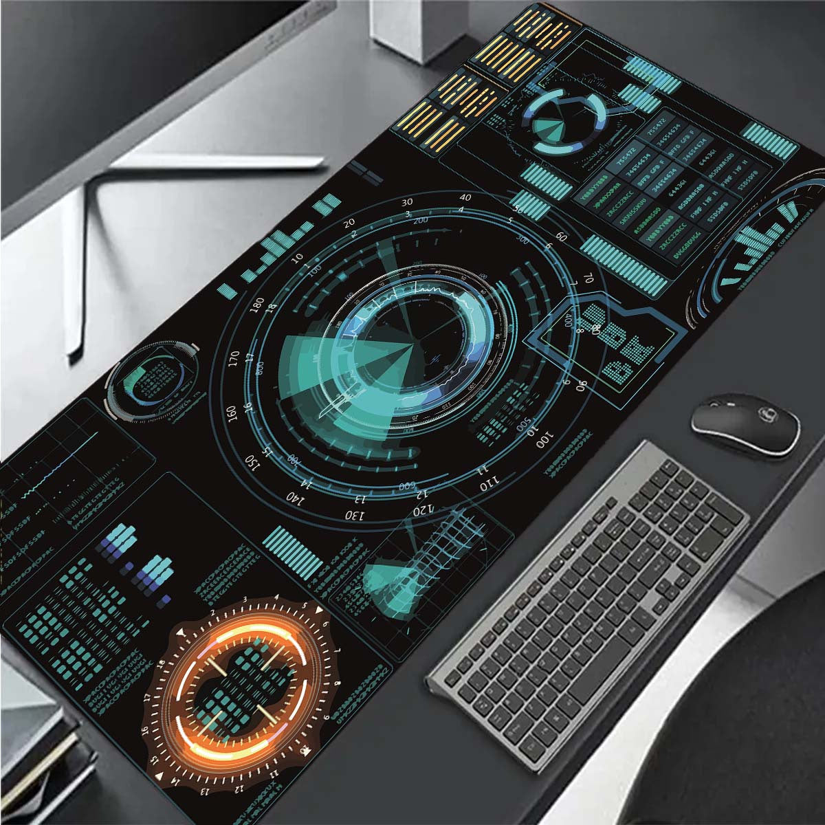 Modern Mousepad Office Keyboard Mouse Mat Gaming Mouse Pad