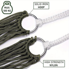 1pc Outdoor Mesh Hammock Nylon Hammock