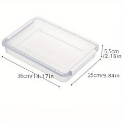 Transparent Document Storage Box Plastic Organizer Dustproof Storage Box