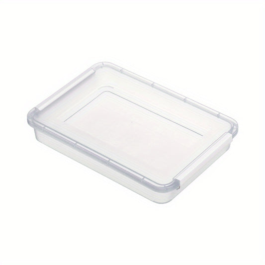 Transparent Document Storage Box Plastic Organizer Dustproof Storage Box