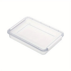 Transparent Document Storage Box Plastic Organizer Dustproof Storage Box