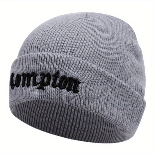 Winter Knitted Beanie Hat Ear Protection Warm Hat for Outdoor Cycling Skiing