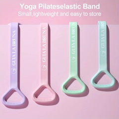 8-Shaped Stretching Rope Yoga Pilates Elastic Resistance Band for Body Shaping