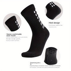 Men's Mid Crew Sport Socks - Sweat Absorbing, Comfy & Breathable Socks