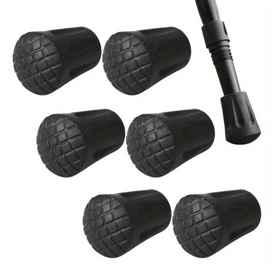 10pcs Anti slip Rubber Cane Tips Protective Tips Hiking Poles Tips