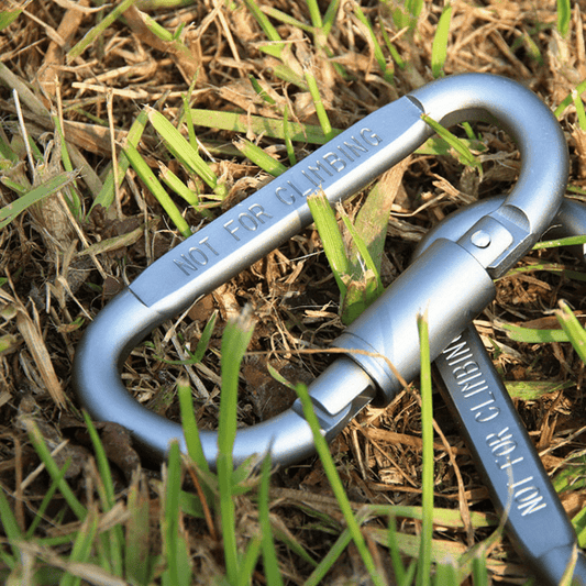 1pc 4pcs Aluminum Mountaineering Buckle Quick Hanging Buckle