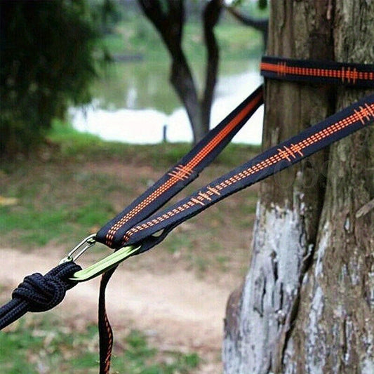 2pcs Hammock Straps High Load Bearing Outdoor Camping