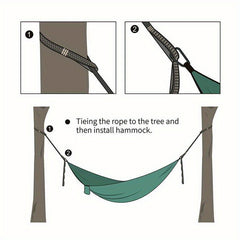 2pcs Hammock Straps High Load Bearing Outdoor Camping