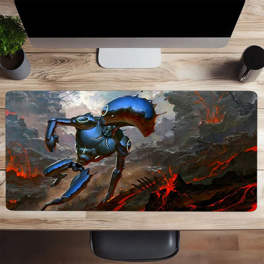 Large Anime Game Mouse Pad - Desktop Game Mat for Christmas Multiplayer Party