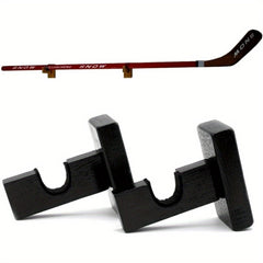 2pcs Hockey Stick Wall Mount Holder Horizontal Racks Supplies
