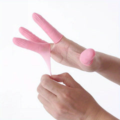 100pcs Disposable Finger Gloves Non-slip Elastic Finger Gloves