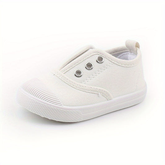 Casual Low Top Canvas Shoes For Girls Lightweight Walking Shoes