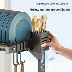 Kitchen Sink Draining Rack Stainless Steel Shelf