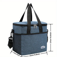 Large Capacity Aluminum Foil Insulation Bag Thickened Lunch Bag
