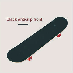 Kids Beginner 4-Wheel Skateboard 78x74cm Non-Slip Maple Outdoor