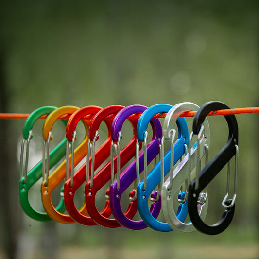 Outdoor Hanging Buckle Backpack Hook Keychain Aluminum Alloy S-type Buckle