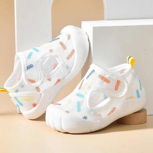 Breathable Mesh Sport Sandals for Baby Girls Lightweight Anti slip Walking Shoes