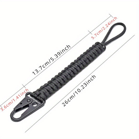 2pcs Outdoor Eagle Beak Hanging Buckle Hand-woven Backpack Carabiner