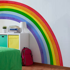 Rainbow Hand-Painted Wall Stickers