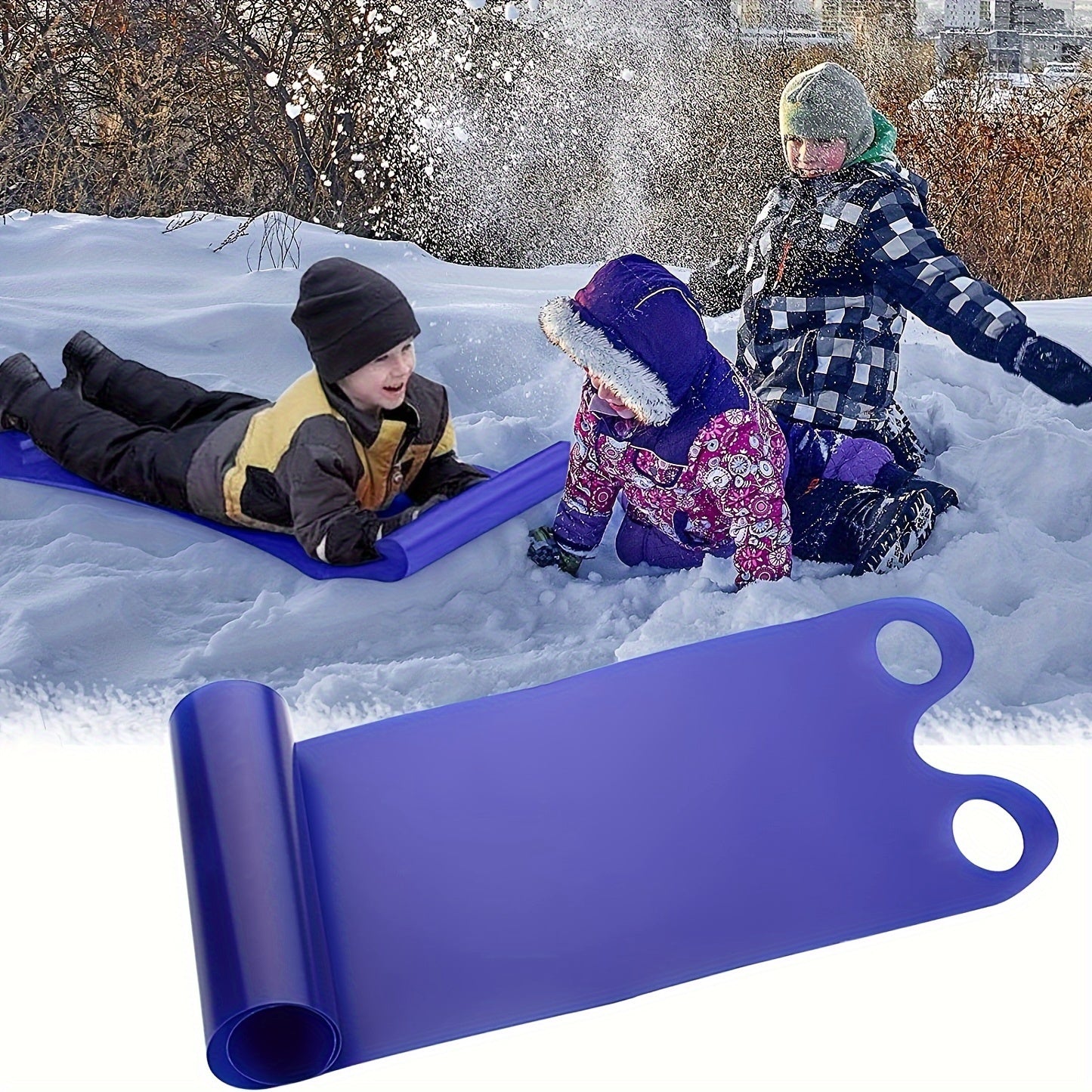 Durable Lightweight Snow Sled Snowboard Portable Snow Pad for Outdoor