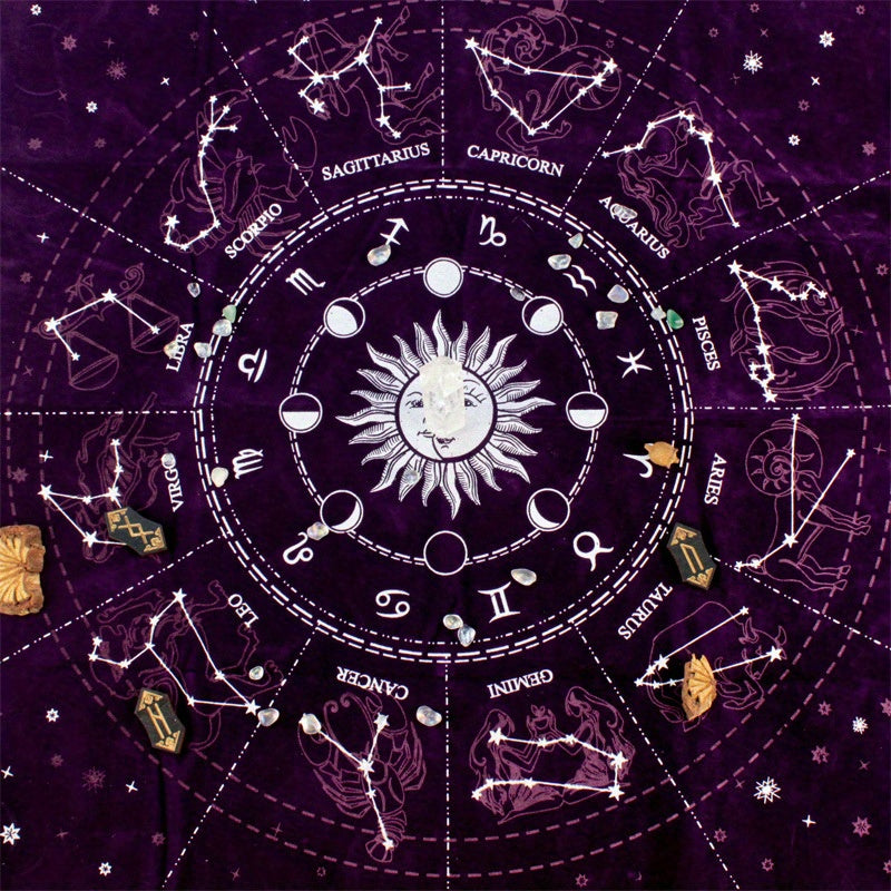 Star Tarrobe 12 Constellations Oracle Tablecloth