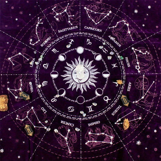 Star Tarrobe 12 Constellations Oracle Tablecloth