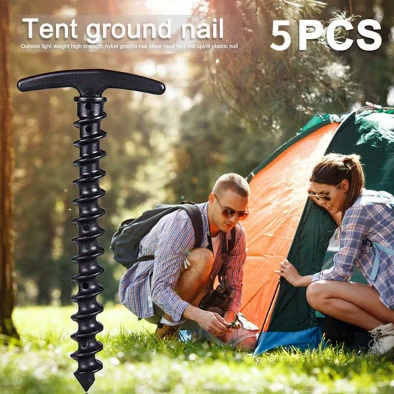 6pcs Camping Tent Ground Nail Stake Canopy Thread Ground Nail 14
