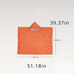 Portable Reflective Raincoat Emergency Poncho