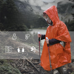 Portable Reflective Raincoat Emergency Poncho