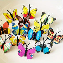 10pcs 3D Simulation Butterfly Thumbtack Corkboard Photo Wall Decoration