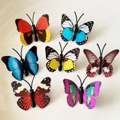 10pcs 3D Simulation Butterfly Thumbtack Corkboard Photo Wall Decoration