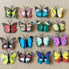 10pcs 3D Simulation Butterfly Thumbtack Corkboard Photo Wall Decoration
