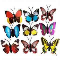 10pcs 3D Simulation Butterfly Thumbtack Corkboard Photo Wall Decoration