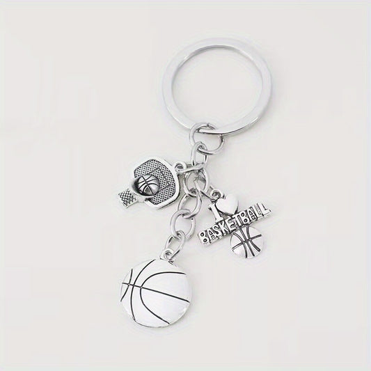 Basket Ball Pendant Keychain for Car Keys Backpacks Wallets