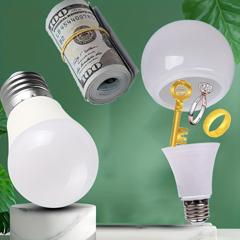 1pc Sight Secret Safe Light Bulb Stash Can Safe Container Hiding Spot