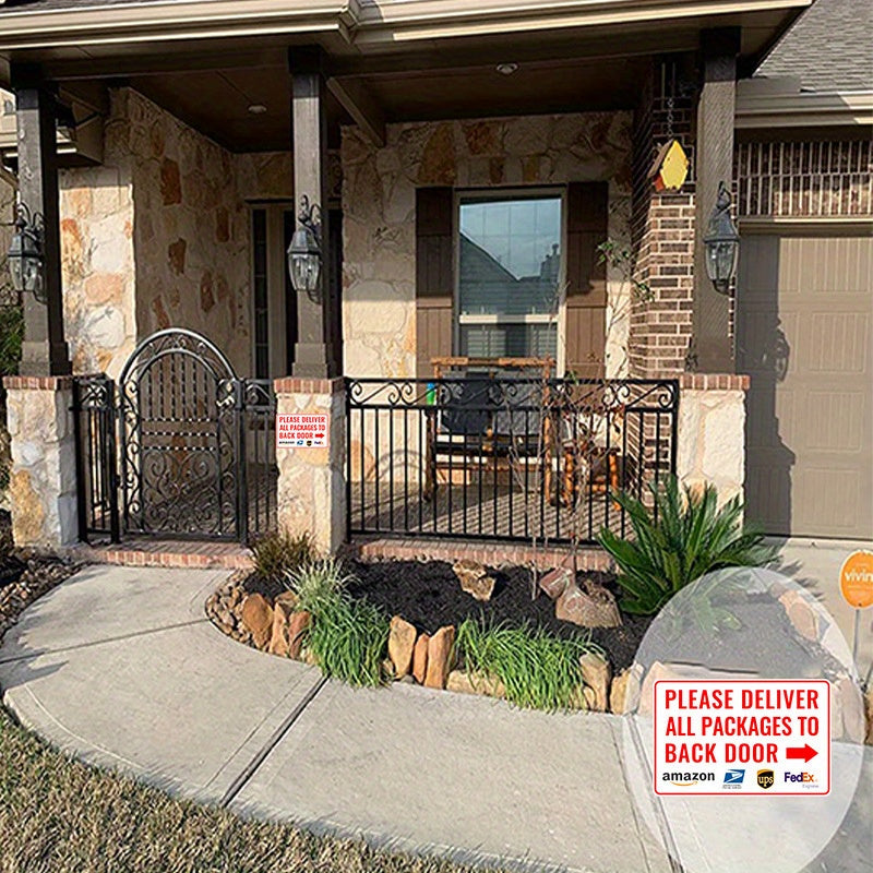Express Package PVC Stickers for Back Door