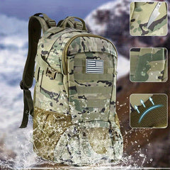 35L Nylon Outdoor Travel Hiking Rucksack Camping Climbing Bag