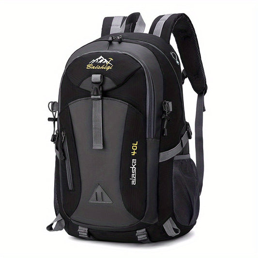 Men's Waterproof Nylon Backpack for Outdoor Travel