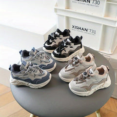 Boy's Vintage Chunky Shoes Soft Sole Sneakers