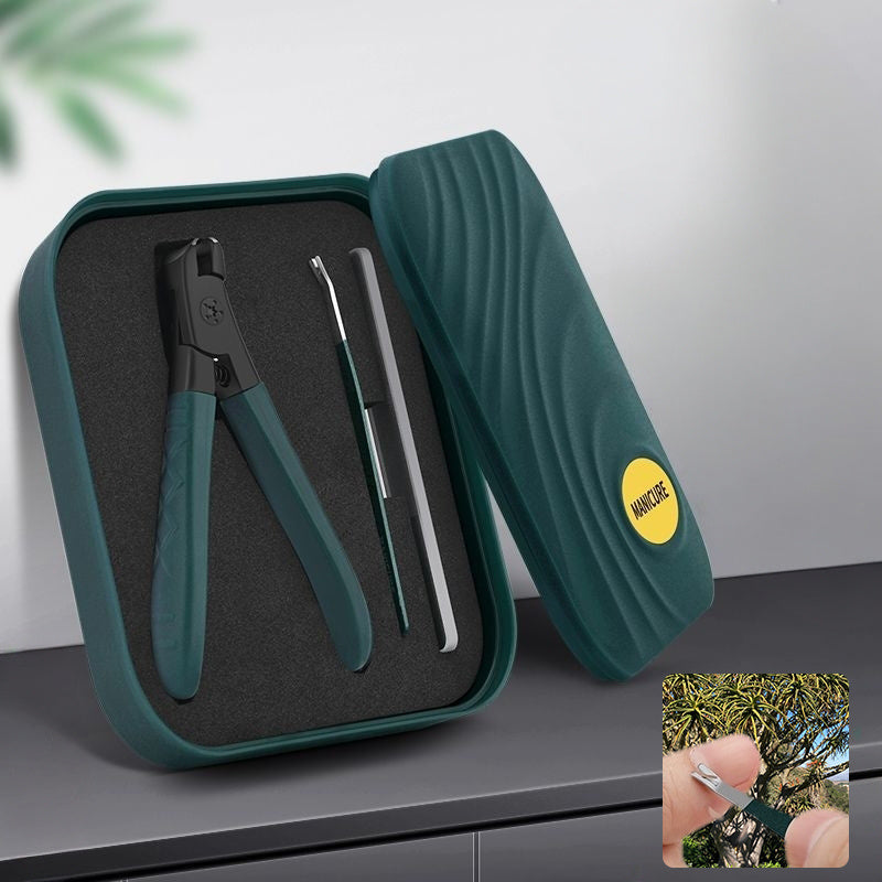 3pcs Stainless Steel Nail Clipper Set for Home and Outdoor