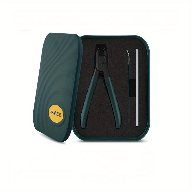 3pcs Stainless Steel Nail Clipper Set for Home and Outdoor