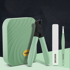 3pcs Stainless Steel Nail Clipper Set for Home and Outdoor